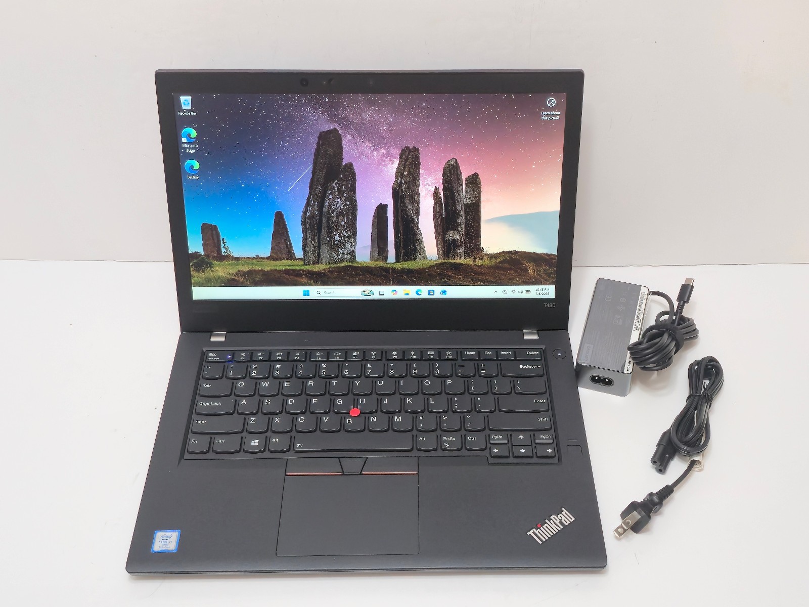 Lenovo ThinkPad T480 (i7-8th 32GB RAM 1TB SSD) 14″ Touch GeForce 2GB GPU