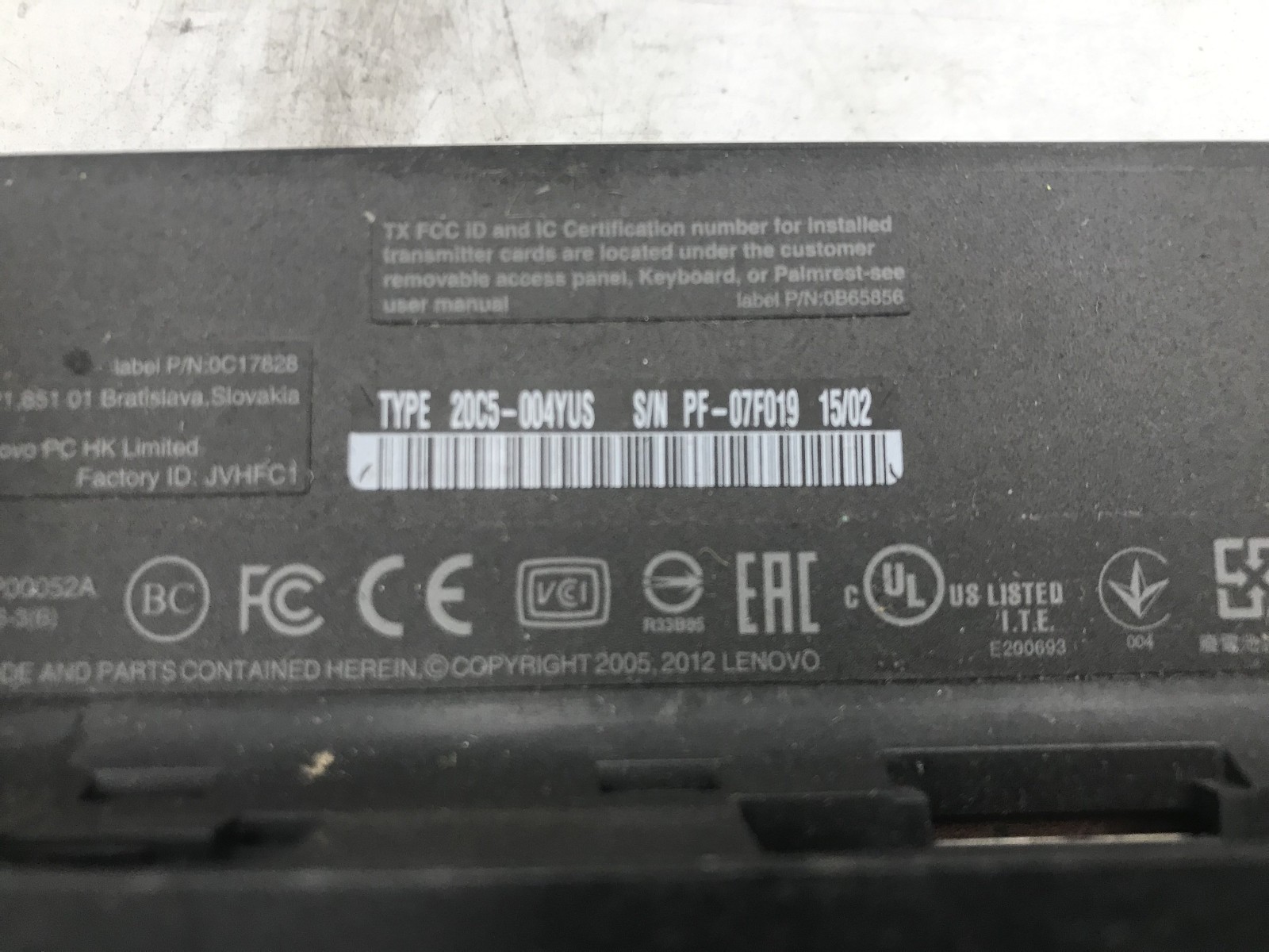 LENOVO THINKPAD E440 – FOR PARTS – INTEL I5 4TH GEN – NO RAM -READ DESCRIP – BB