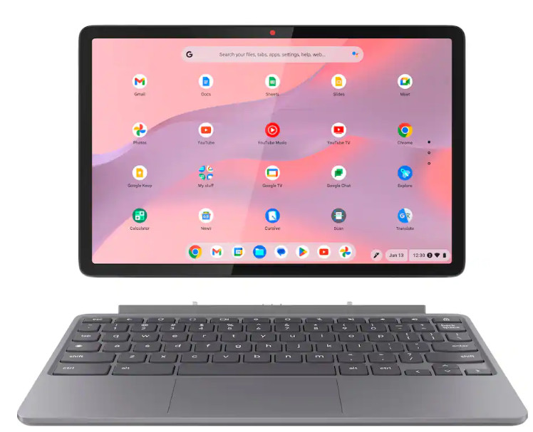 Lenovo – Duet 2-in-1 Chromebook 11″ 2K LCD Touchscreen Laptop- MediaTek Kompa…