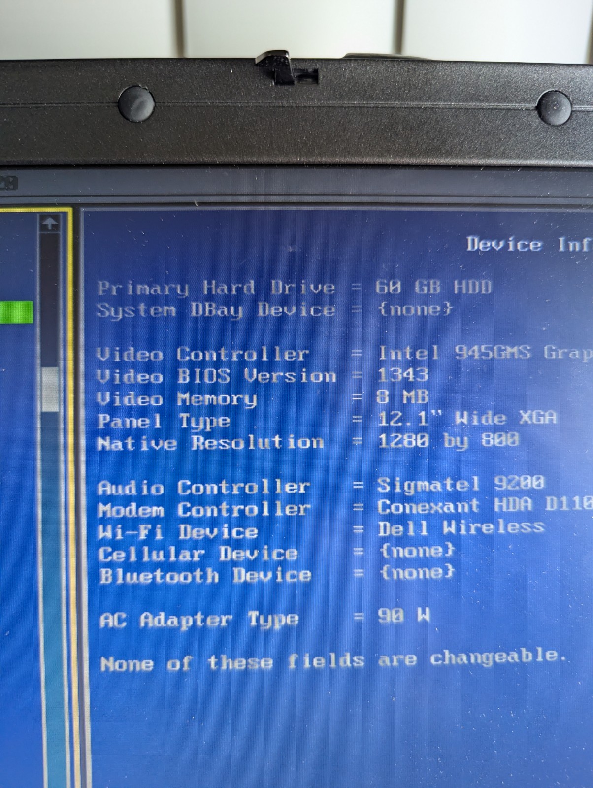 Dell Latitude D420 Intel Core Duo 1.20GHz 1GB RAM No HDD **Turns On