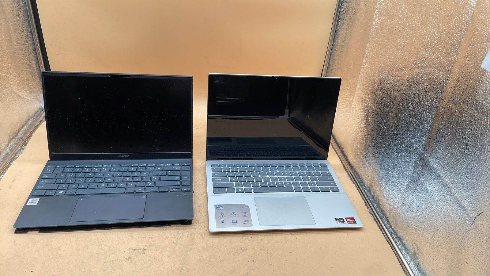 Dell Inspiron 14 5425 & Asus UX425J 14” Laptop Bundle No HDD for Parts/Repair