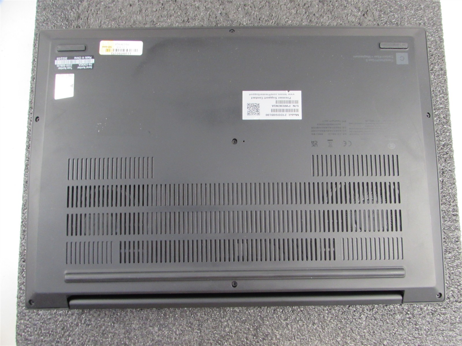 LENOVO THINKPAD P1 (GEN 5) 4K TOUCH I7-12800H 512GB 16GB RAM RTX A1000 WIN 11