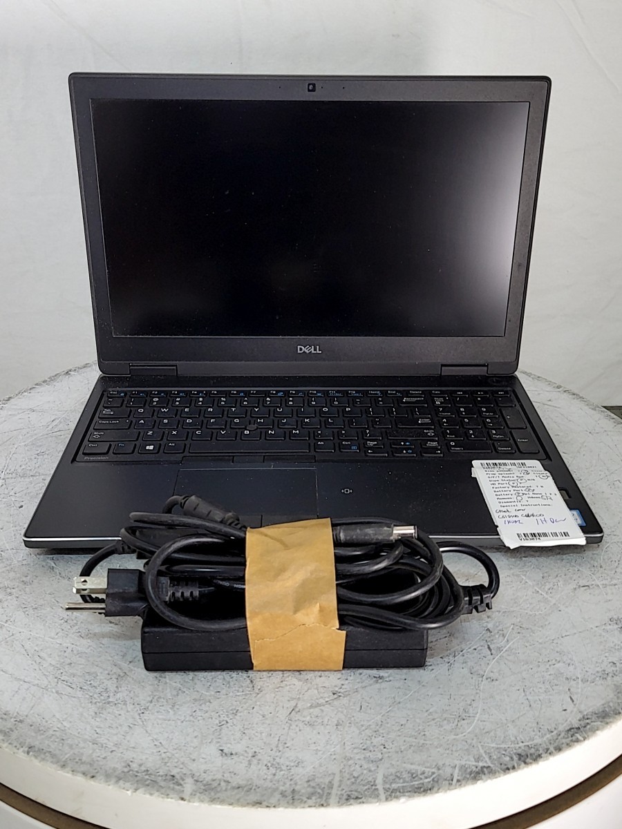 DELL PRECISION 7530 P74F 15.6″ Laptop Core I7-8850H 8GB 512GB SEE NOTES