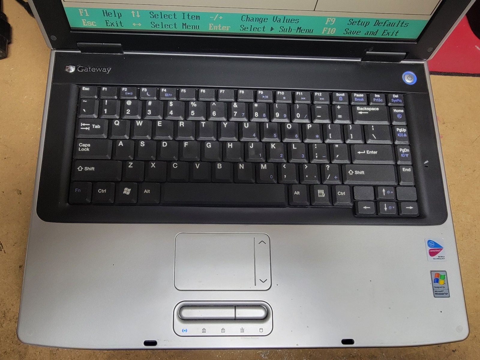GATEWAY M460 LAPTOP – PENTIUM M 1GB – FOR PARTS OR REPAIR
