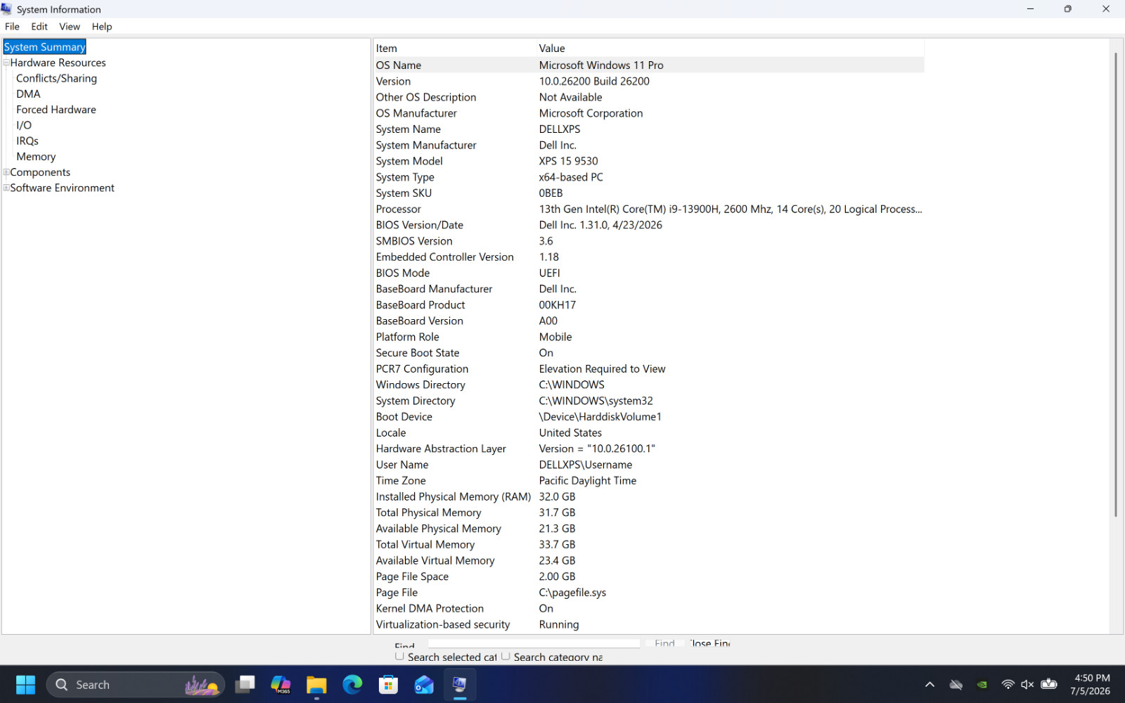 Dell XPS 15 9530 15.6″ 512GB Intel Core i9-13900H 2.6GHz 32GB NVIDIA RTX 4070
