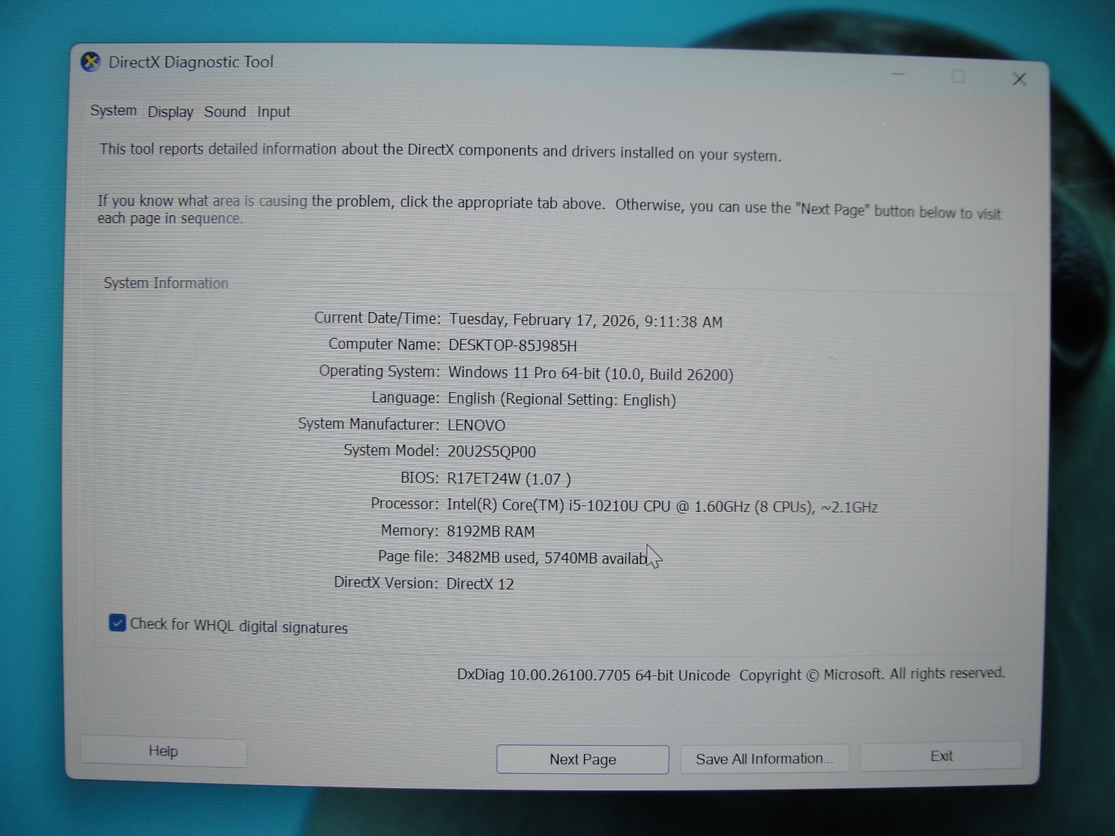 Lenovo ThinkPad L14 Gen 1 14”FHD Intel Core i5-10210U 1.6GHz 8GB RAM 256GB SSD
