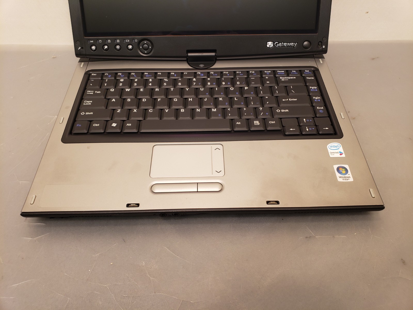 Vintage Gateway TA6 CX210X 14″ Tablet Laptop Convertible C2D Vista Ultimate SSD