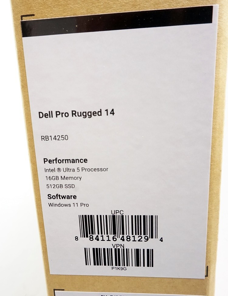 NEW 2025 Dell Pro Rugged 14 RB14250 14″ Core Ultra 5 135U 16GB RAM 512GB SSD