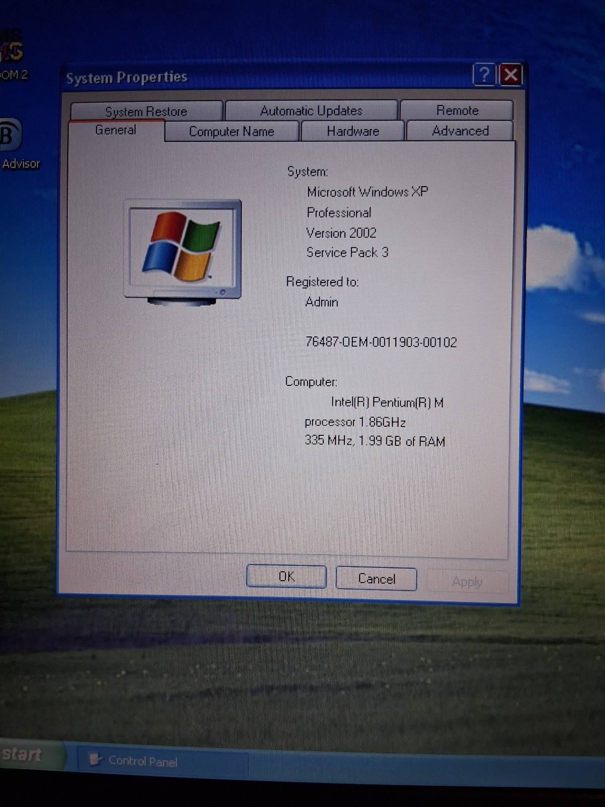 Retro IBM ThinkPad T43 Gaming Laptop 1.86Ghz 2GB RAM XP SP3