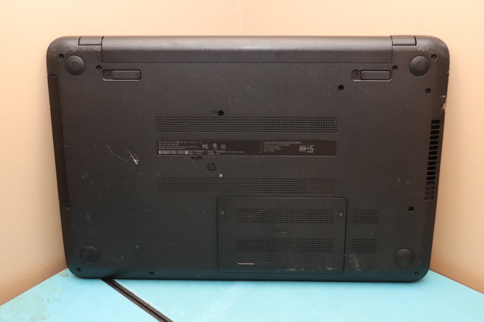 HP 15-F024WM Intel Pentium N3530 2.16GHz 4GB