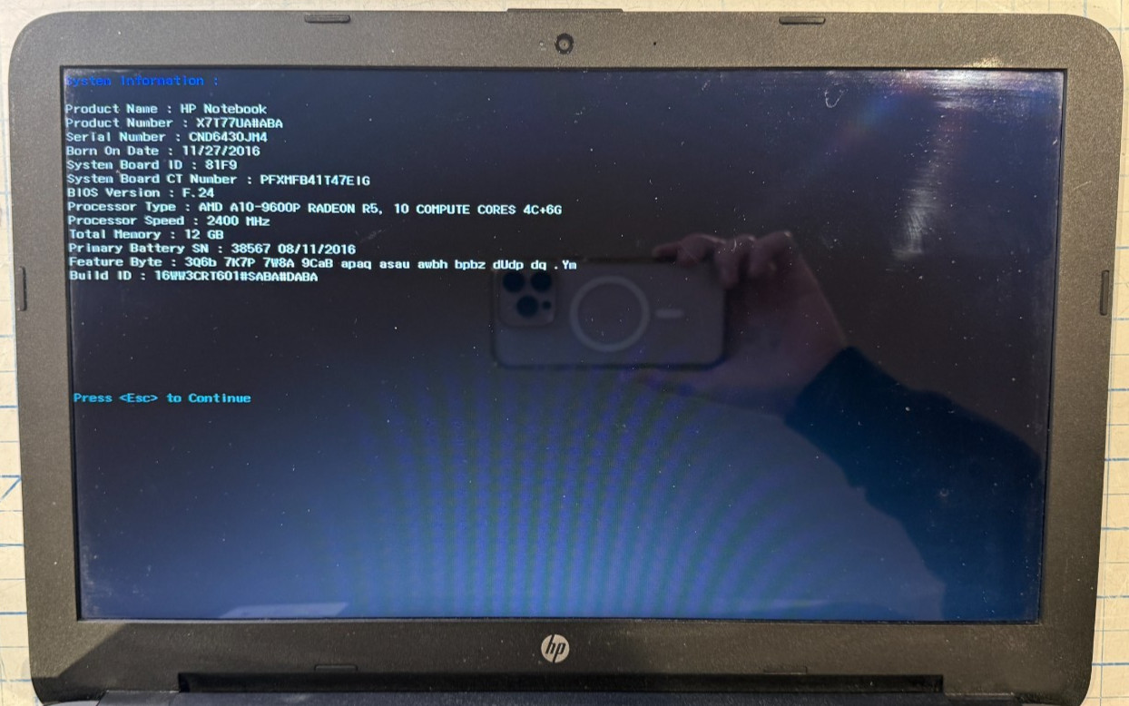HP Notebook 15-DB0018CA AMD A9-9425 Radeon R5 3.10GHz 15.6″ Laptop w/ 1TB HD,8GB