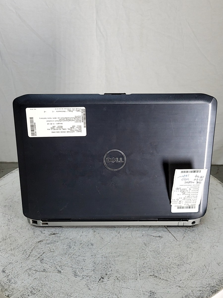 DELL P27G LATITUDE E5430 NON-VPRO 14″ Laptop I5-3210M 4GB 320GB SEE NOTES