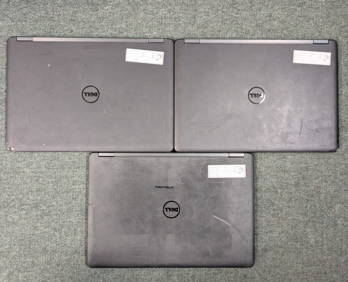 Lot of 3 Dell Latitude E5450 14″ Intel Core i7-5600U 2.60GHz SOLD AS-IS