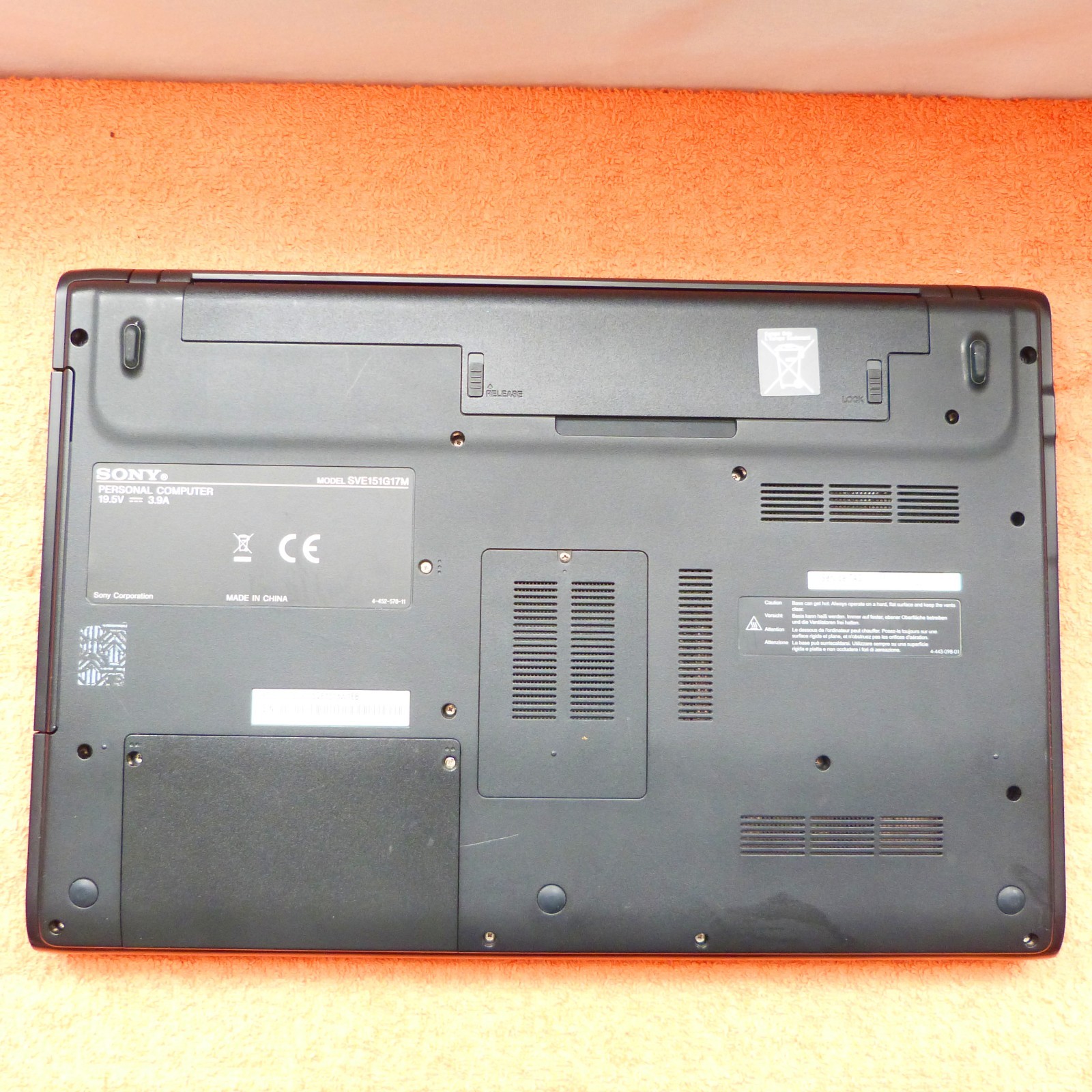 Sony Vaio SVE15 FIT 15″ BLU RAY L 500GB SSD Windows 11 16GB RAM HDMI TURBO i5