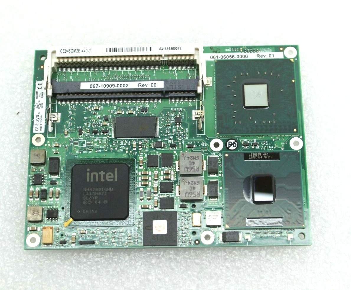 CE945GM NEW radisys (CE945GM2B-440-0) Type 2, 95x125mm COM, Intel Celeron-M 440