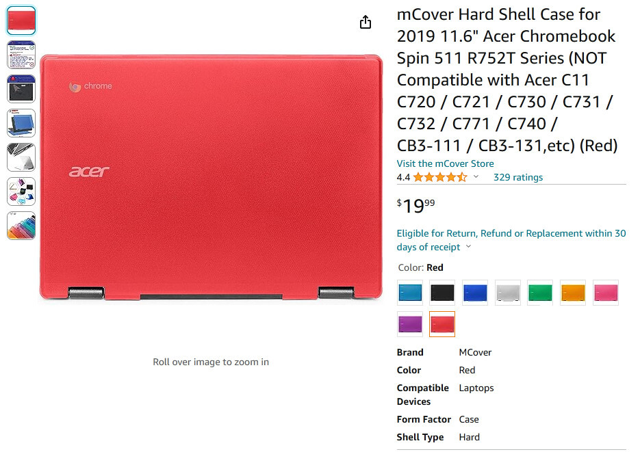Acer 11.6″ 2-in-1 Chromebook | R752TN-C5J5 | Built-In Stylus + Accessories