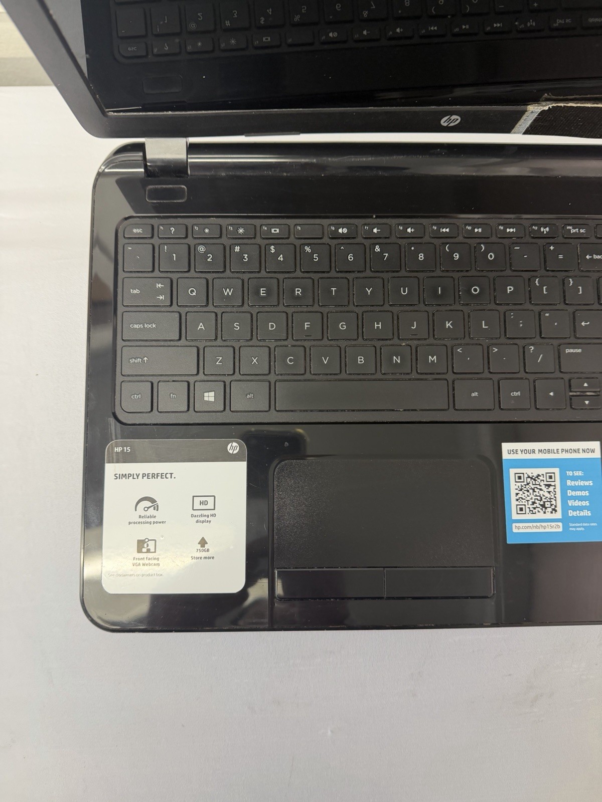HP Notebook 15 Laptop – Good Screen – Intel Pentium N3540 – Read Desc