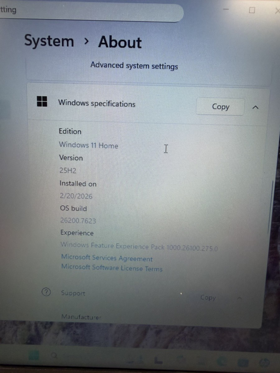 HEWLETT PACKARD 15-FD0027ST 8GB RAM, 238GB SSD (C57006009)