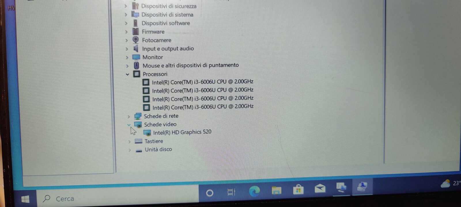 LENOVO V110-15 MOTHERBOARD 448.08B01.001N I3-6006U INTEL UHD 520 4GB RAM