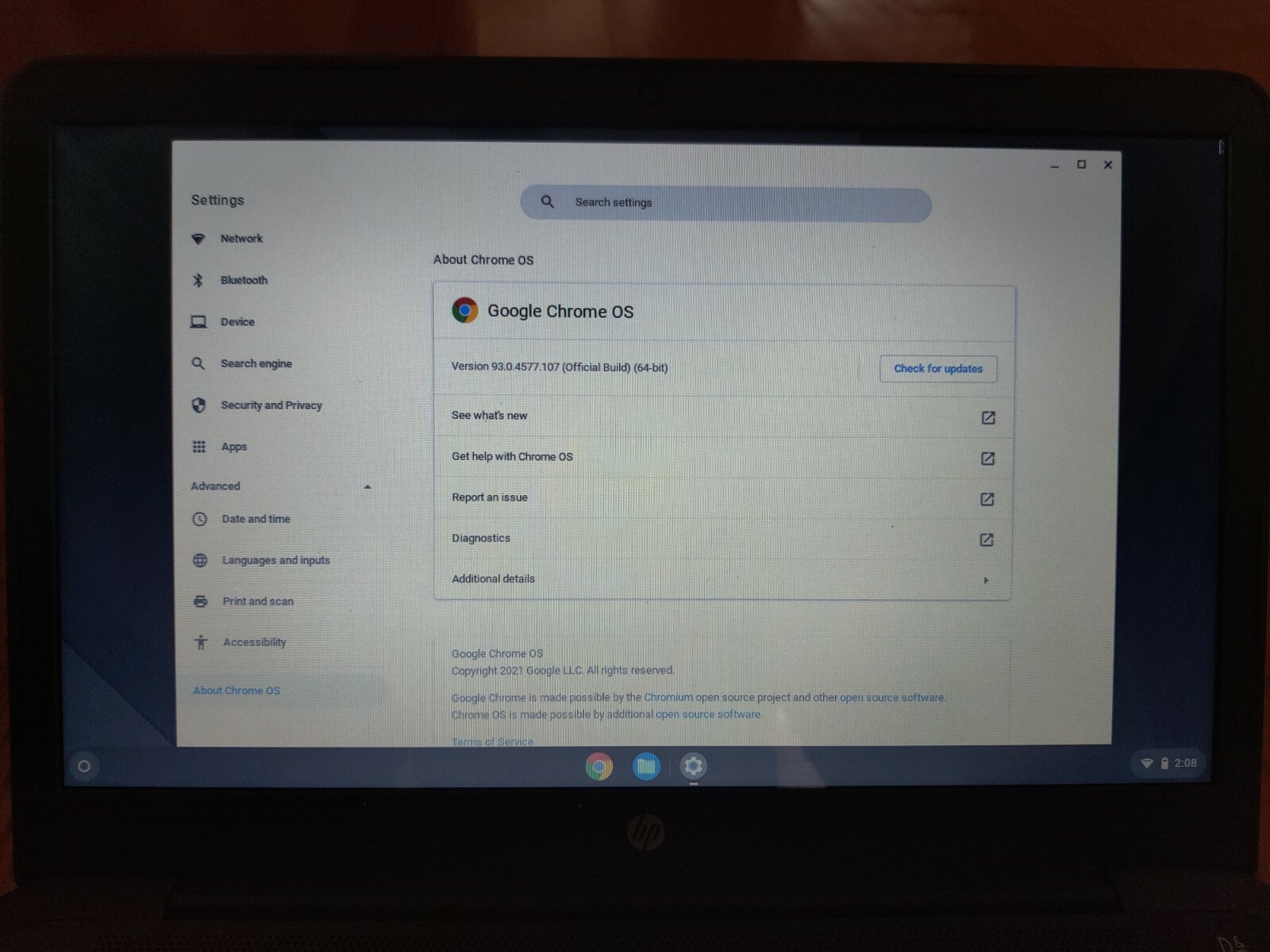 HP CHROMEBOOK 14-CA061DX 14″ HD TOUCH SCREEN 1.1GHZ 4GB 32GB