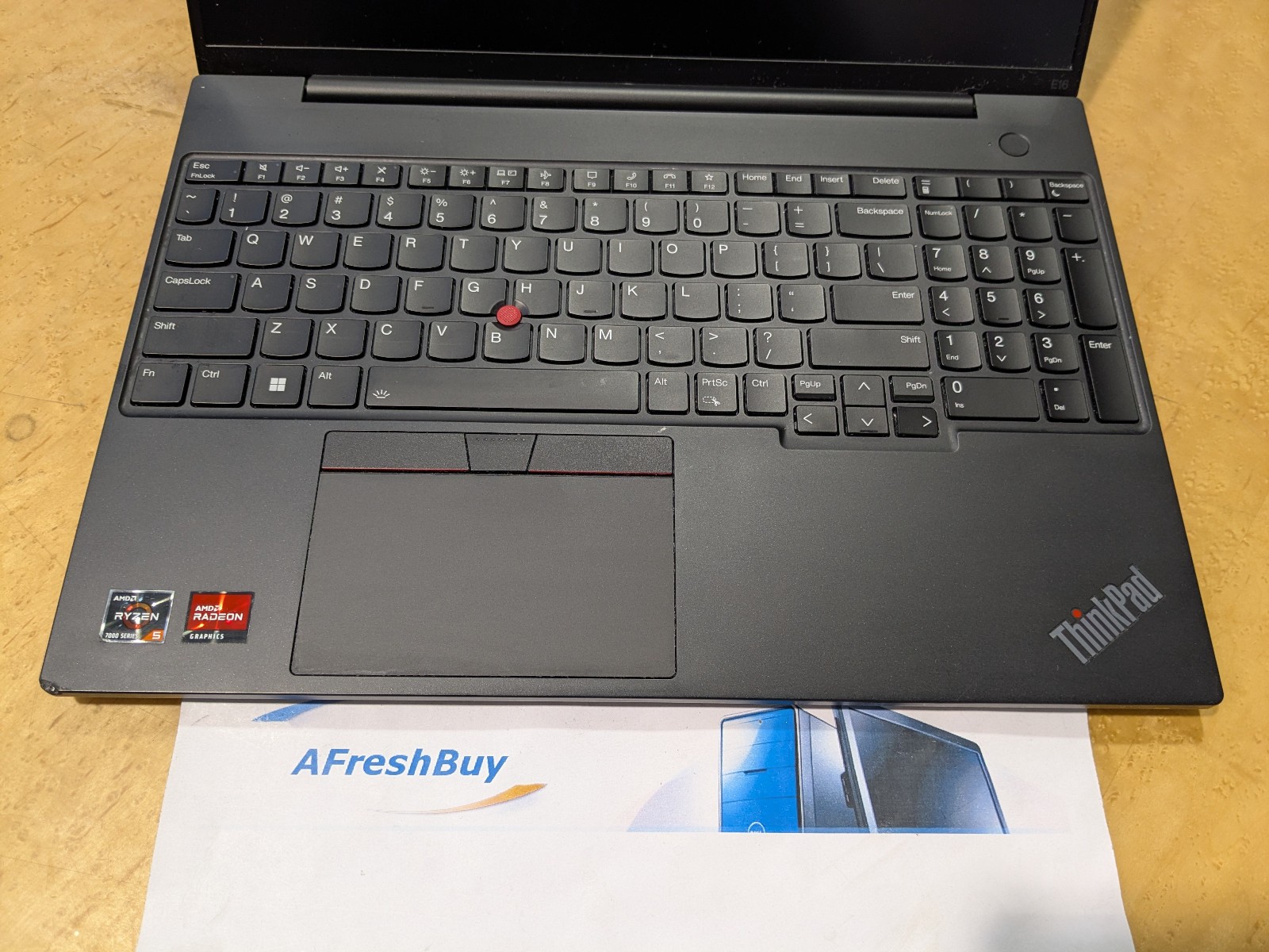 Lenovo ThinkPad E16 Gen 1 FHD+ Ryzen 5 7530U 2.0Ghz 8GB Ram 500GB SSD No OS/AC