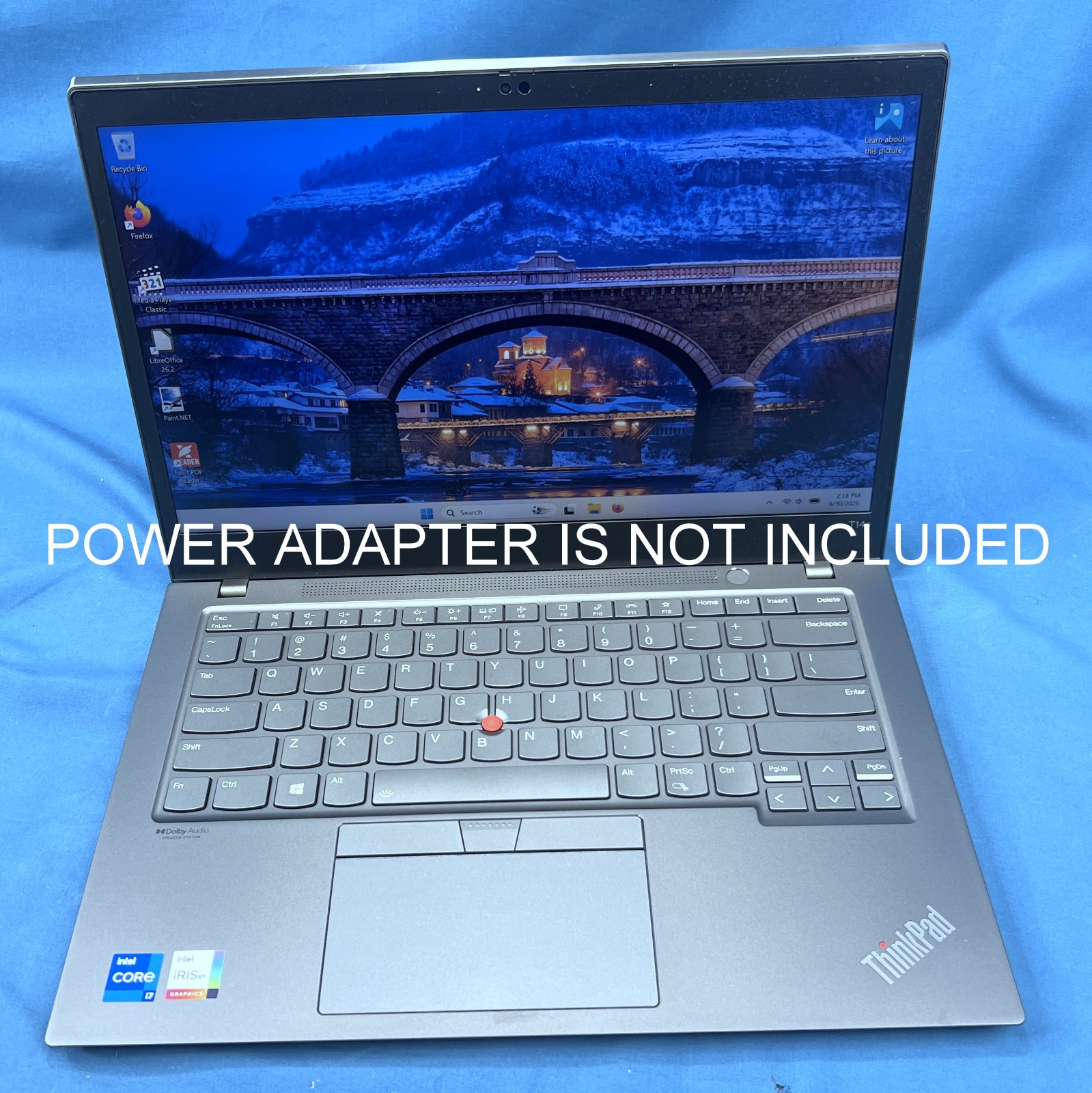 Lenovo ThinkPad T14s (Touchscreen) – i7-1165G7, 16GB RAM, 512GB NVMe – Win11