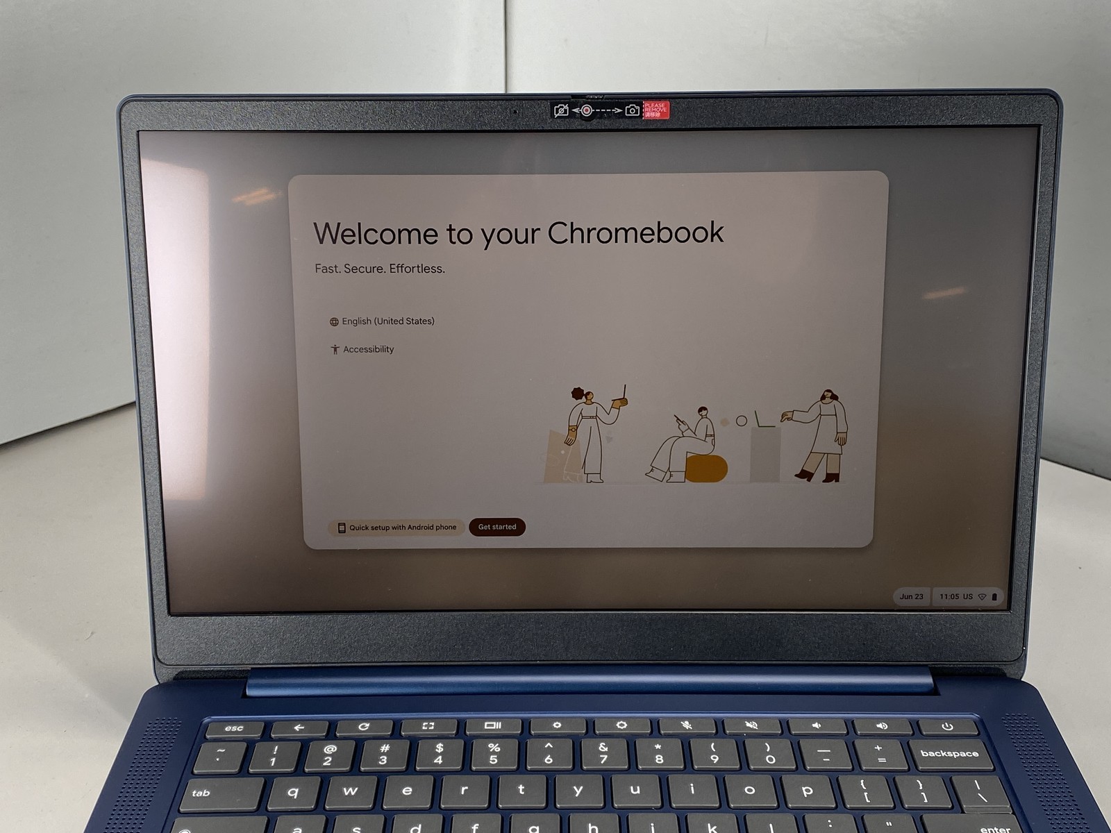 Lenovo Laptop IP Slim 3 Chrome 14M868 14″ MediaTek Kompanio 520 64GB- Abyss Blue