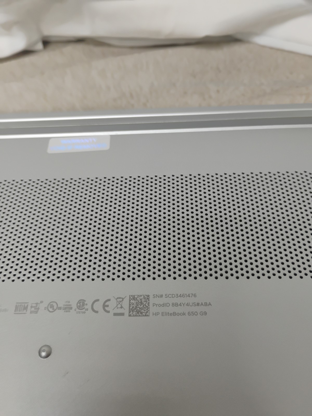 EliteBook 650 G9, i7-12th Gen, 16gb Ram, 256gb SSD, 10 Key, Win 11