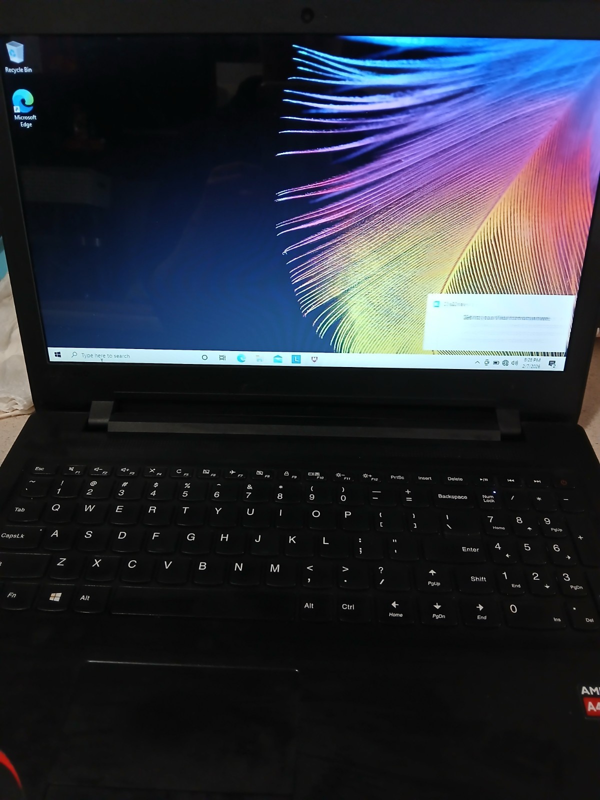 Lenovo IdeaPad 110-15ACL 15.6″ (500GB, AMD A6 Quad-Core, 2.00GHz, 4GB) Notebook