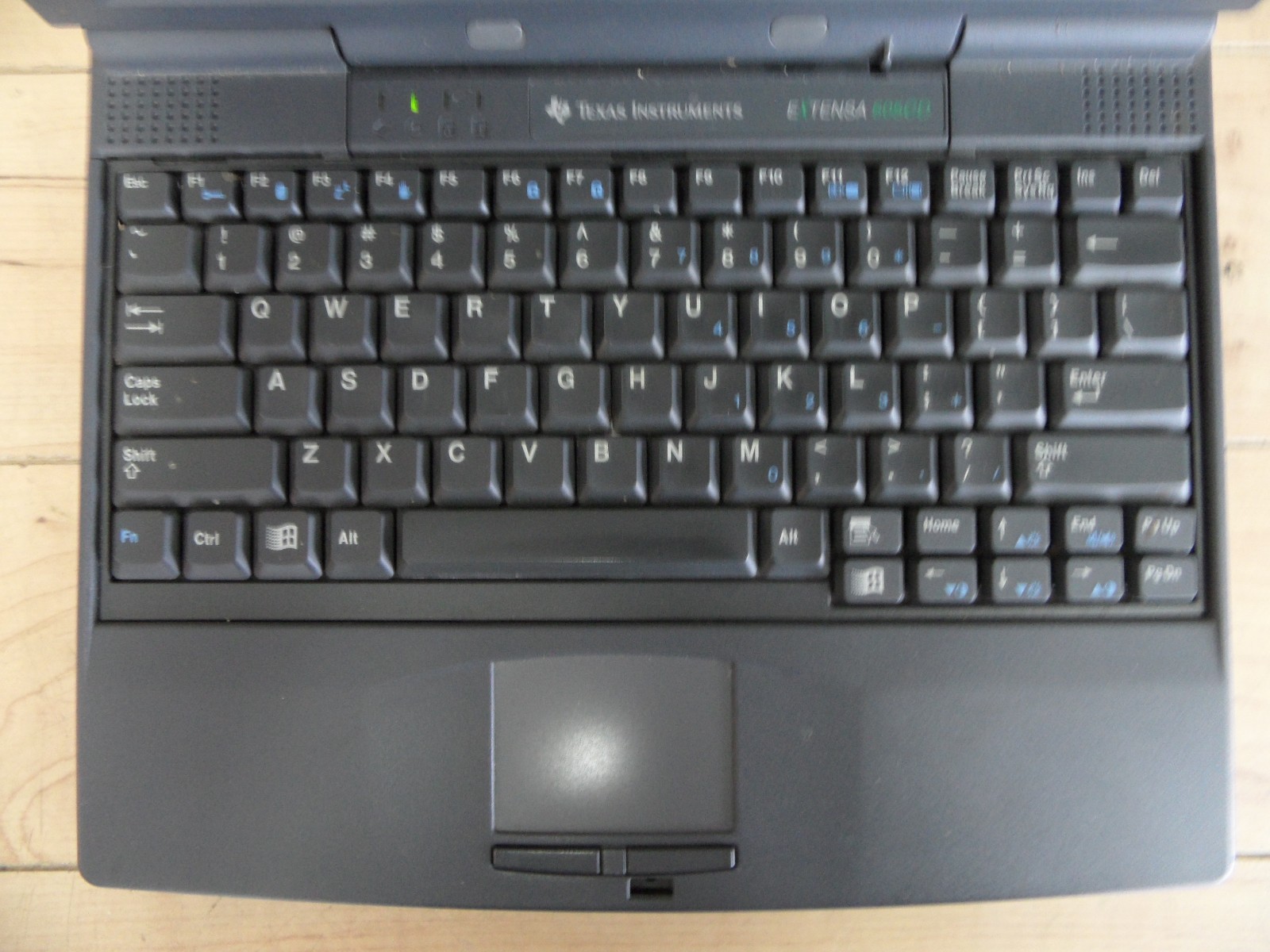 Texas Instruments 605CD Laptop For Parts Posted Bios Hard Drive Wiped *