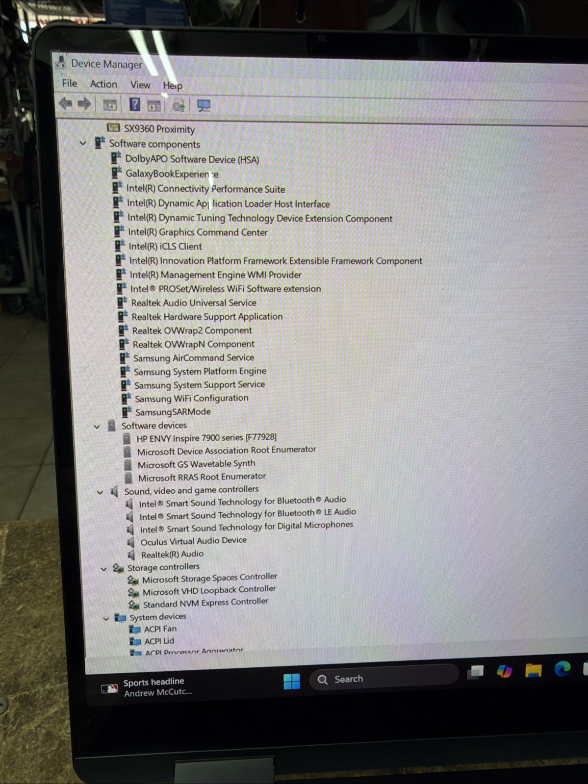 Samsung Galaxy Book3 360 15.6” 512GB SSD Intel Core i7 13th Gen 5.00GHz 16GB