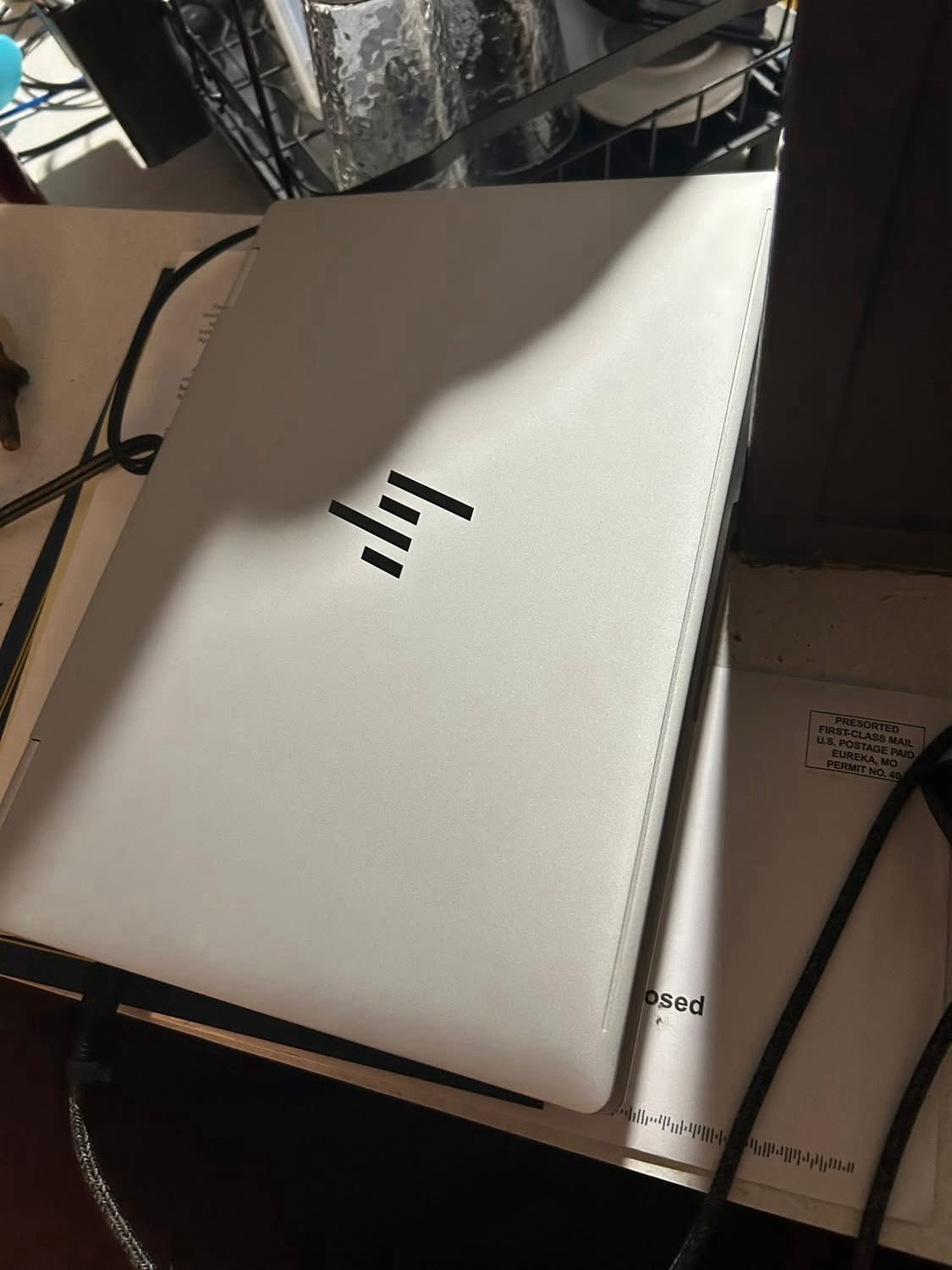 HP 14-inch Silver Notebook Laptop 16gb Ram 512gb SSD Used For School No Issues