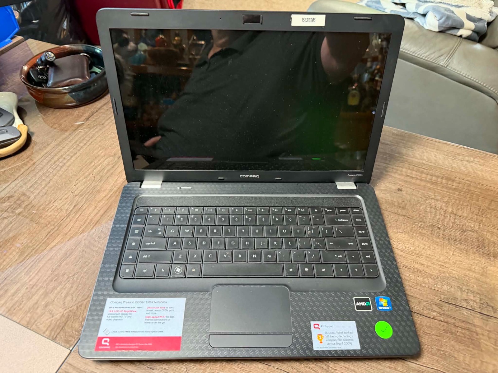 Compaq Presario CQ56-115DX – 15.6″ AMD V-Series Processor UNTESTED