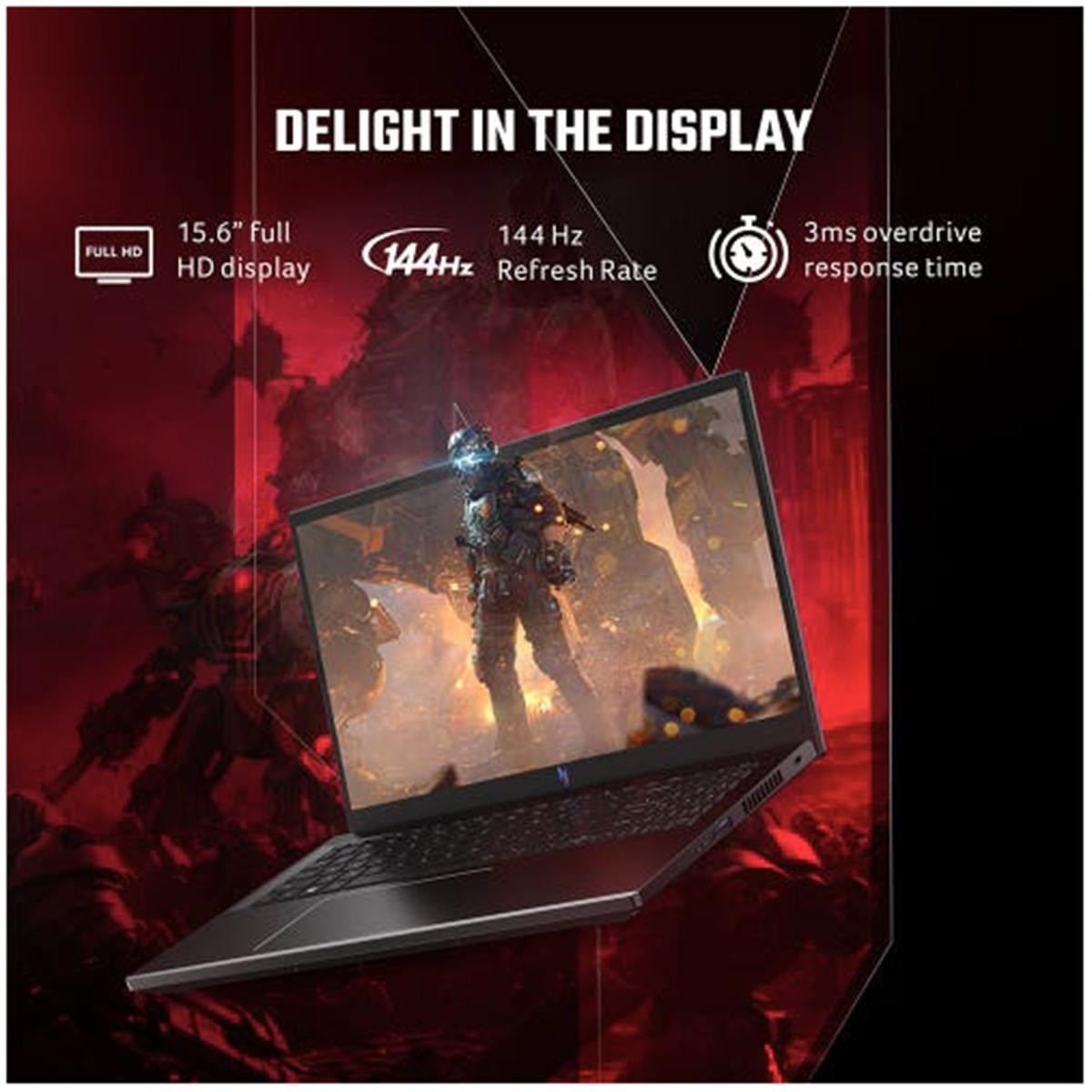 Acer Nitro V15 15.6″ 144Hz I7-13620H 8GB DDR5 512GB SSD RTX 2050 4GB FREEDOS
