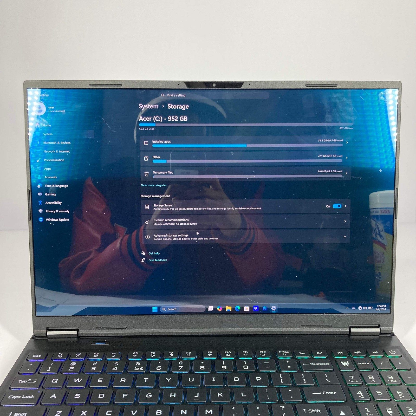 Acer PHN165-71 16″ ULTRA 9 275HX 2.7GHz 16GB RAM 1TB SSD GeForce RTX 5060