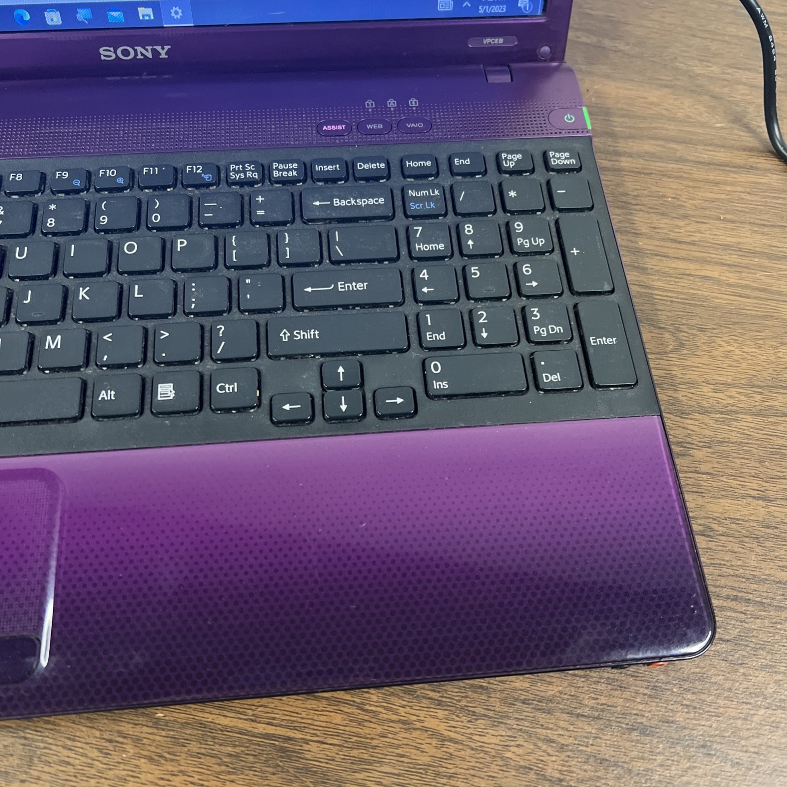Sony Vaio PCG-71315L 15″ Laptop i3 M370, 4GB RAM 512GB HDD, ⚠️ FOR PARTS READ