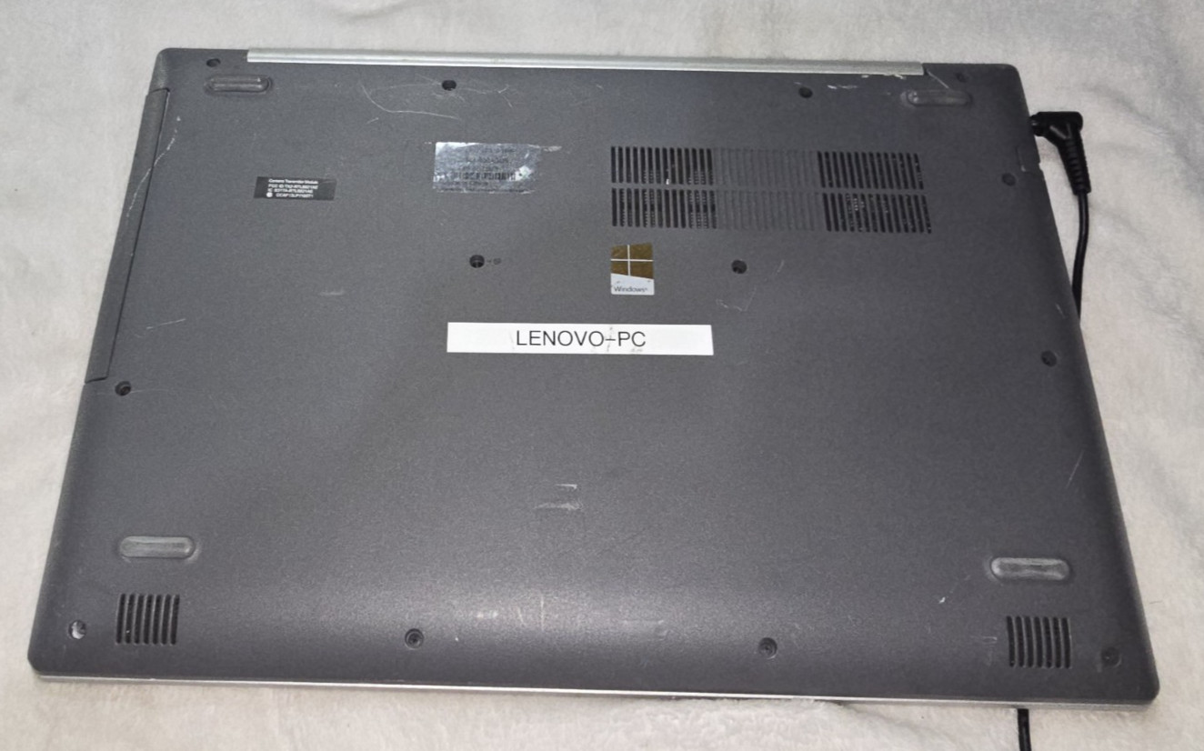 Lenova Idea Pad 320-15 /IAP Laptop Computer SILVER w/ Power Adapter Works READ