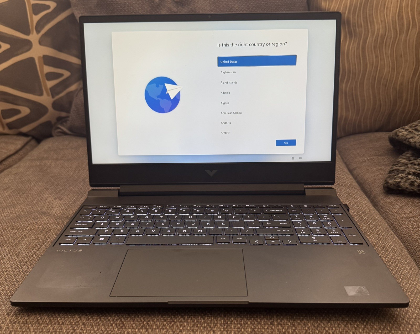HP Victus 15.6 Gaming Laptop 144Hz FHD Ryzen 5 7535HS 8GB RAM 512GB SSD RTX 2050