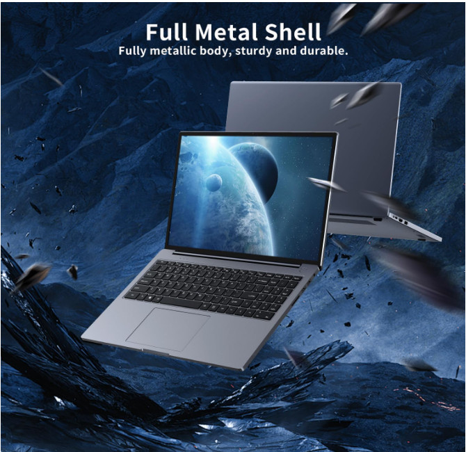 Laptop Computer, Quad-Core N95 Processor(Up to 3.4GHz), 16GB DDR4 512GB SSD, 16“