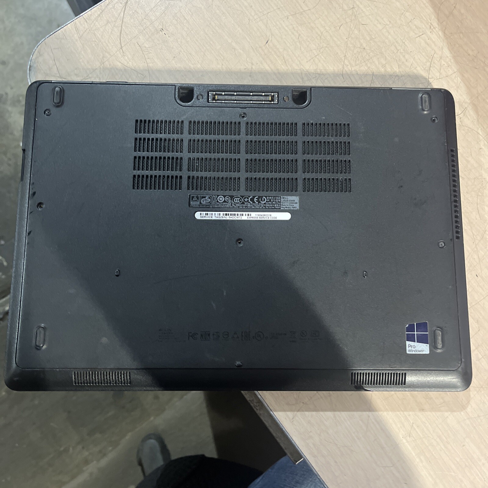 DELL LATITUDE E5450 INTEL CORE I5-5300U 2.30GHZ 8GB RAM NO HD NO CADDIE