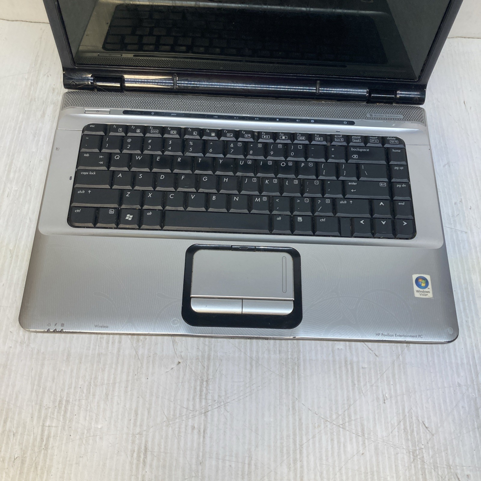 HP Pavilion dv6700-dv6747us AMD Athlon 64 X2 1.90GHz 2GB no HDD Boot to BIOS