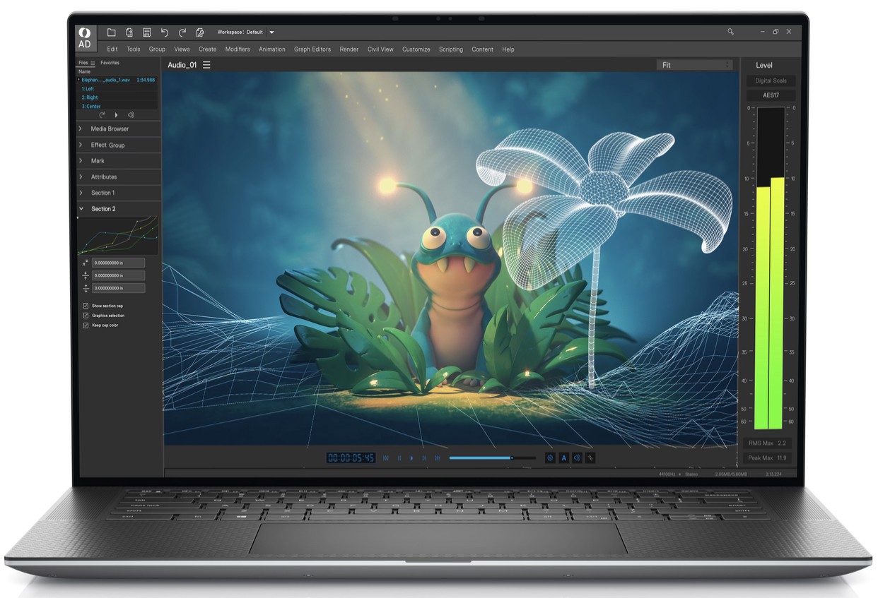 Dell Precision 5570 15″ – i7-12800H – 16GB – 1TB – Grade C Low Battery Health