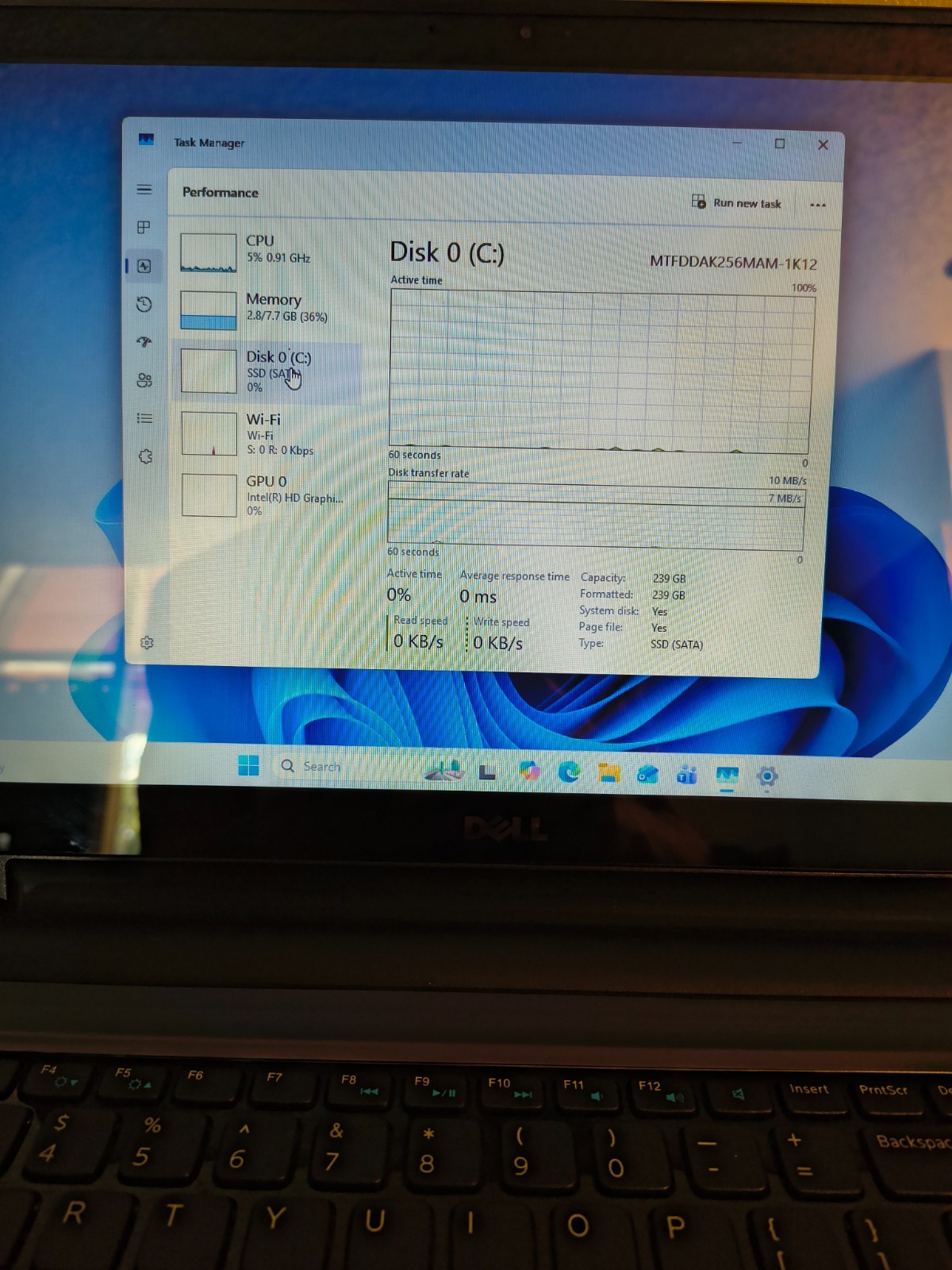 15in Dell Insp 5537 Touch Core i5-4200U@1.36GHz 8GB 256GB SSD Win11Hm New Batt