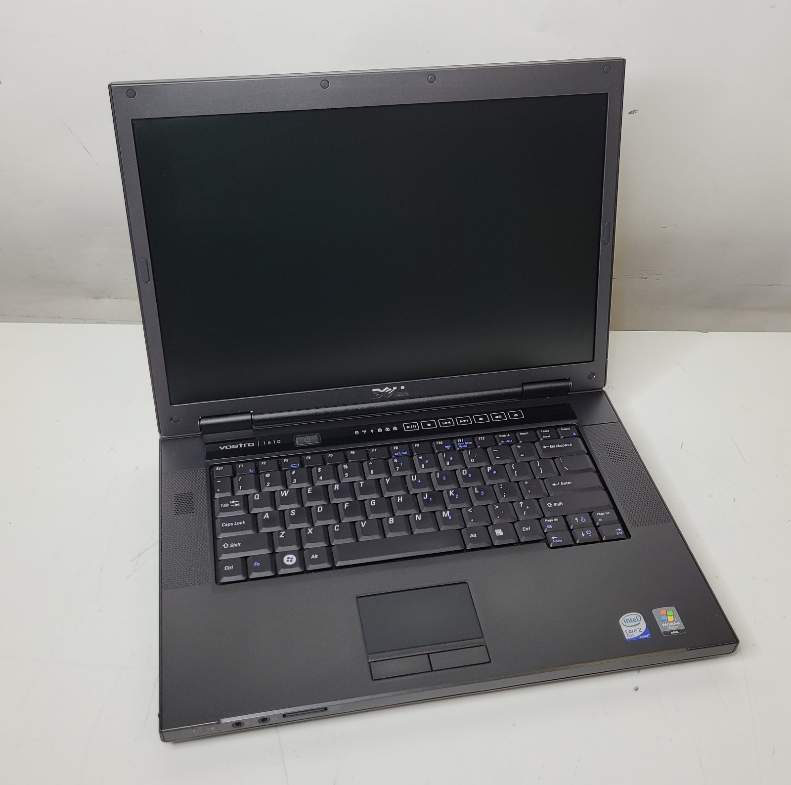 Vintage Dell Vostro 1510 Laptop Core 2 Duo T5670 1.8GHz 3GB RAM No HDD No Batt