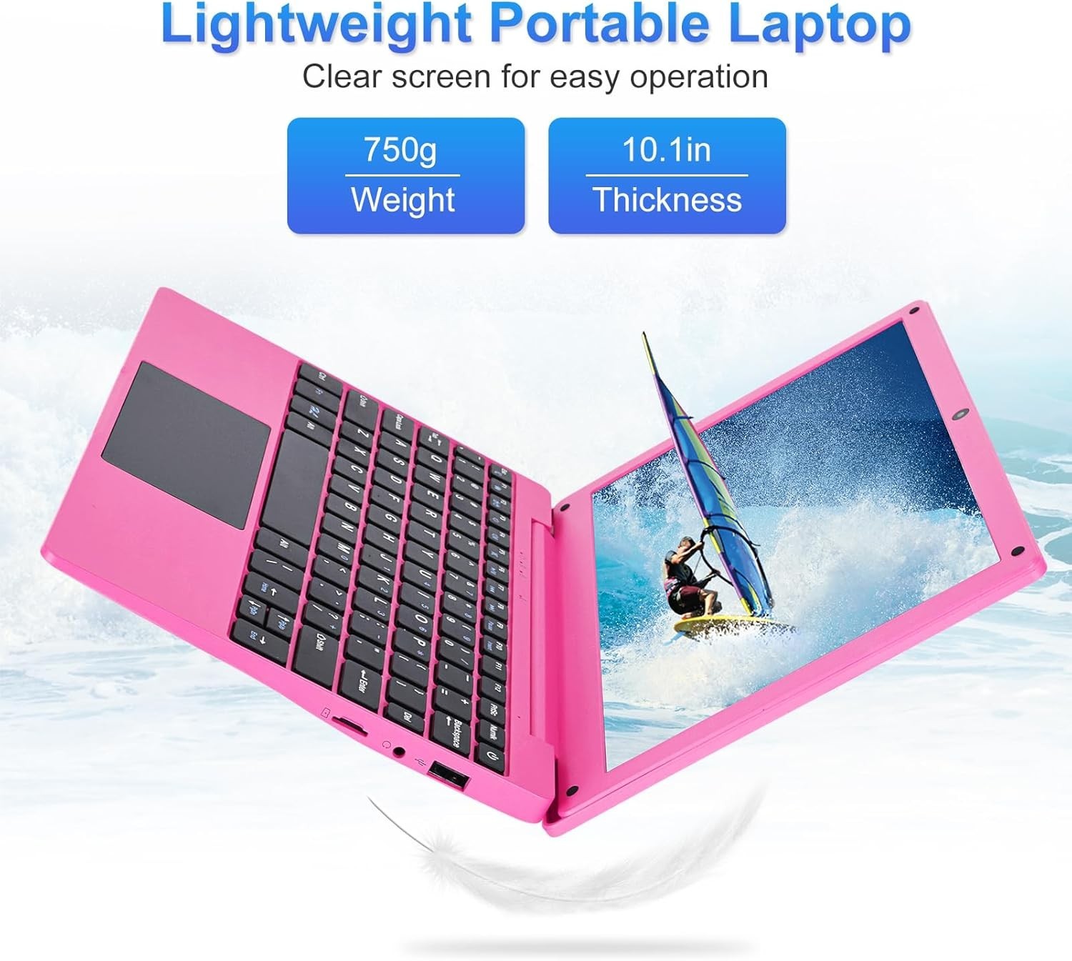 10.1Inch Laptop,Quad-Core Processor with Android 1-`