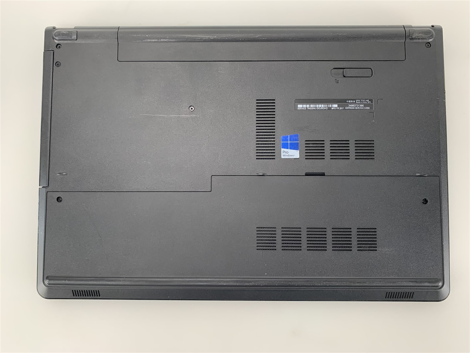 Dell Inspiron 5566 i7-7500U 2.70GHz 8GB RAM No HDD/SDD – Boots to BIOS – 15.6″