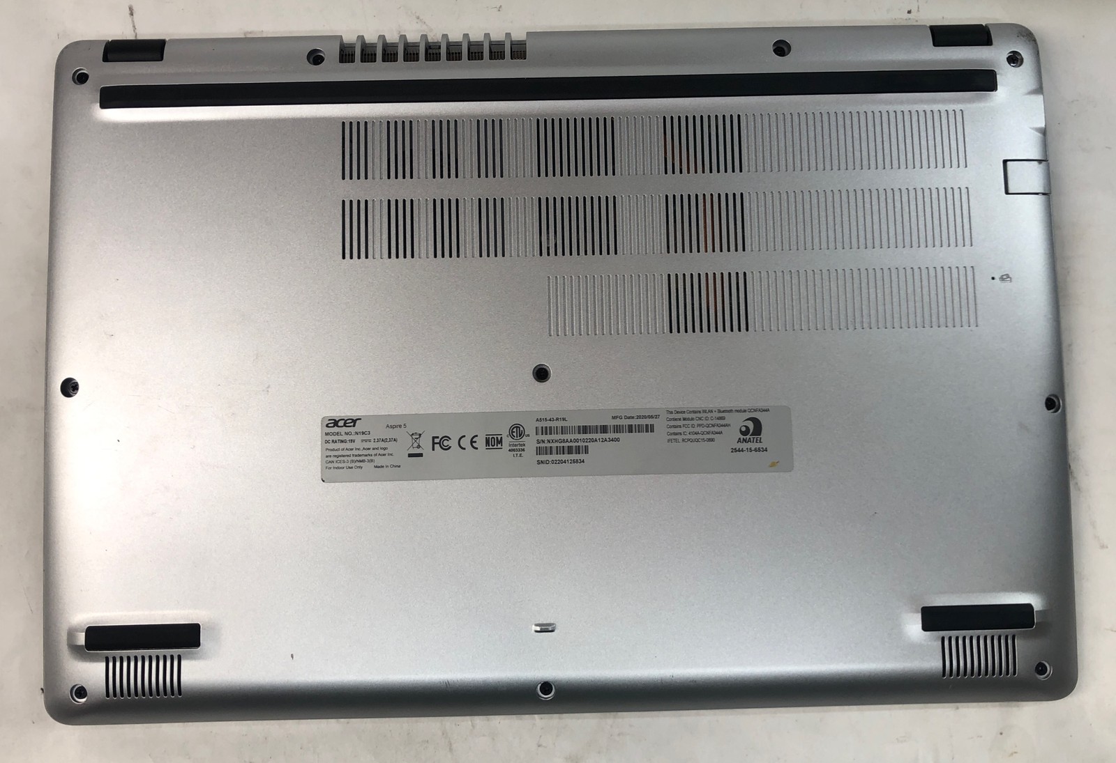 Acer Aspire 5 A515-43, AMD Ryzen 3 3200U @2.60Ghz, 500GB HDD, 20GB RAM, W11