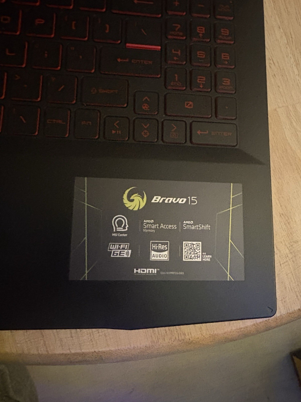 MSI Bravo 15 Gaming Laptop For Sale