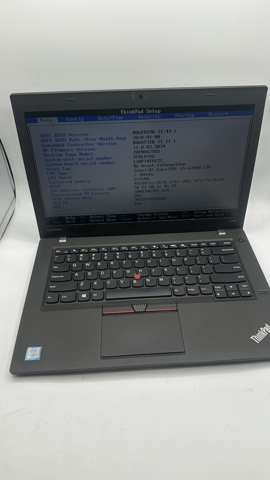 Lenovo ThinkPad T460 Core i5-6200U 8GB RAM ,500G HDD,Win10