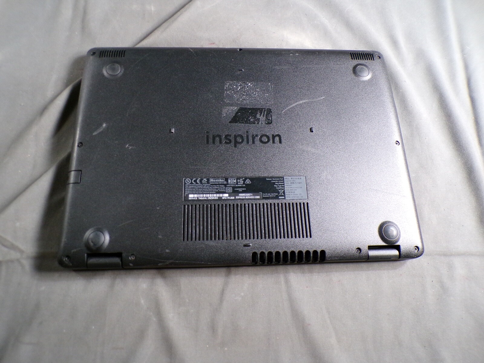DELL INSPIRION 3493 INTEL CORE i5-1035G1 8GB RAM **NO HD/ NO CADDIE/ NO OS